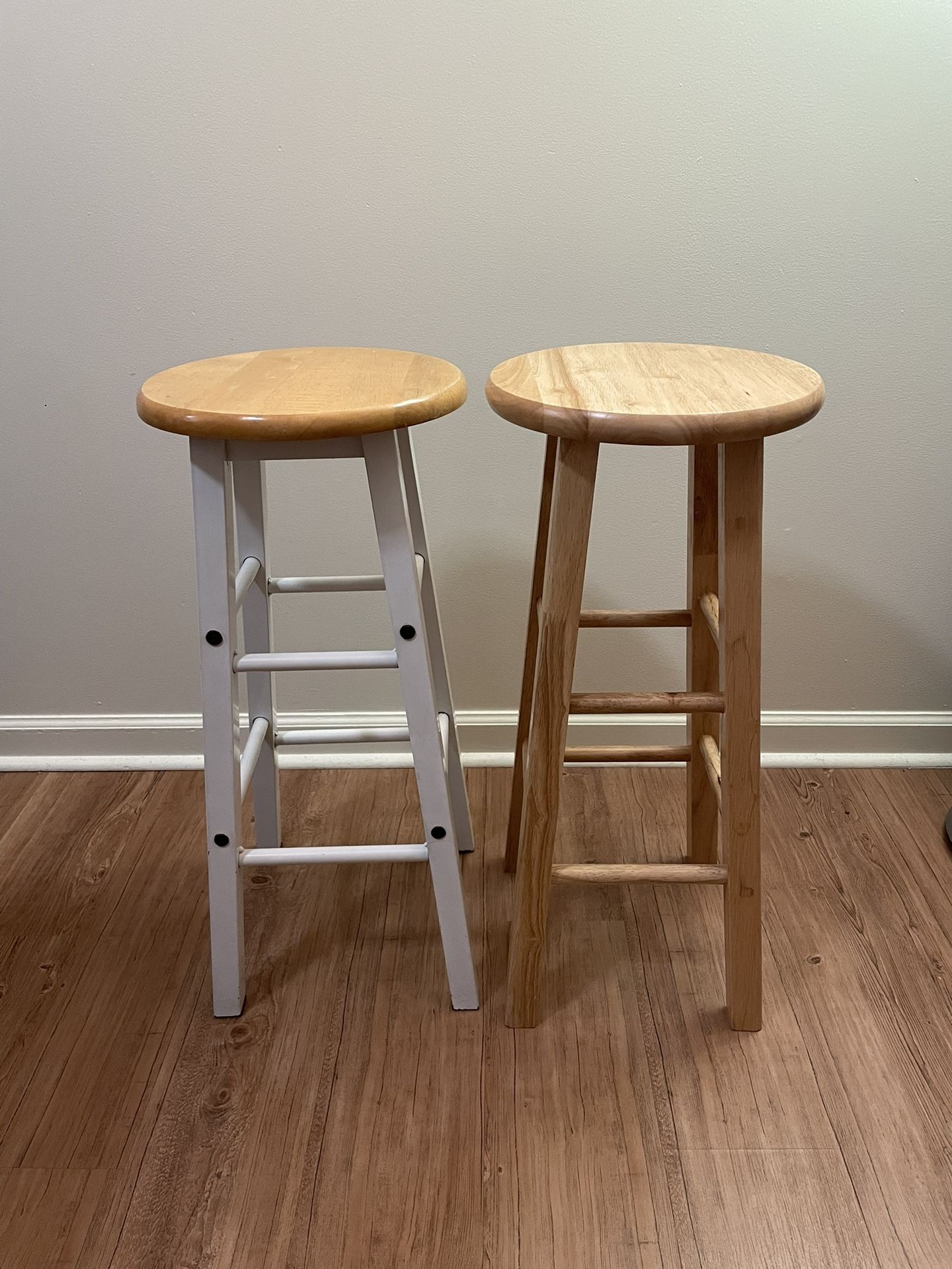 Wooden bar stool