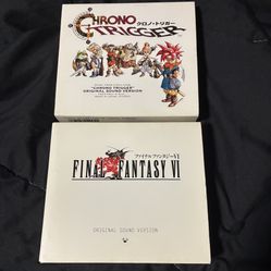 Final Fantasy VI (6) & Chrono Trigger Original Soundtracks Japanese Import