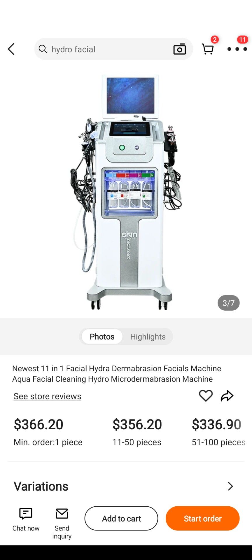 11 In 1 Hydro Facial Machine