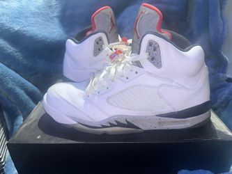 Air Jordan 5 Retro White Cement 
