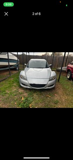 2004 MAZDA RX 8 Black And Sliver
