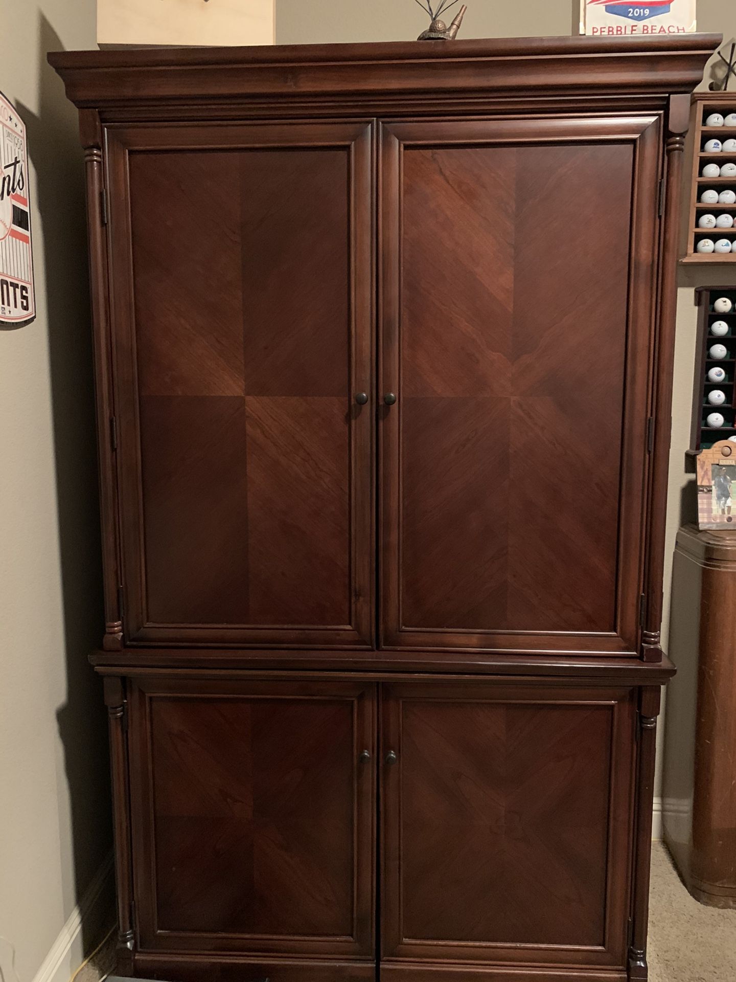 Office Desk and Credenza