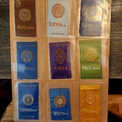 X9 Vintage College Cigarette Pack Covers 
