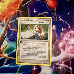Pokémon Holon Lass card ex delta species 2005