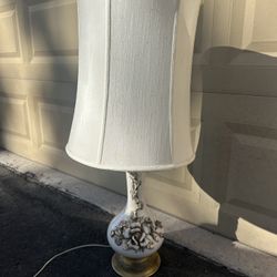 Unique vintage lamp 33” high