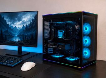 Custom Gaming PC with RTX GPU and Liquid Cooling