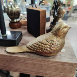 Cast Iron Bird Doorstop/Statue
