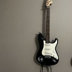 Electric Guitar And Amp