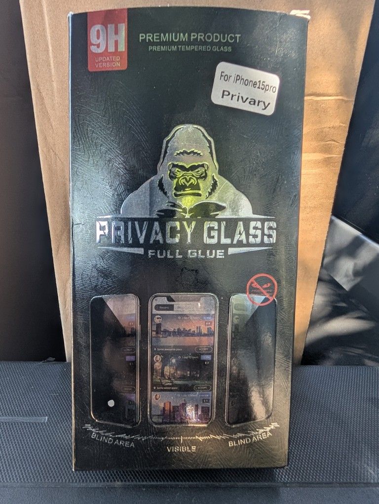 Privacy Screen Protector iPhone 15 Pro