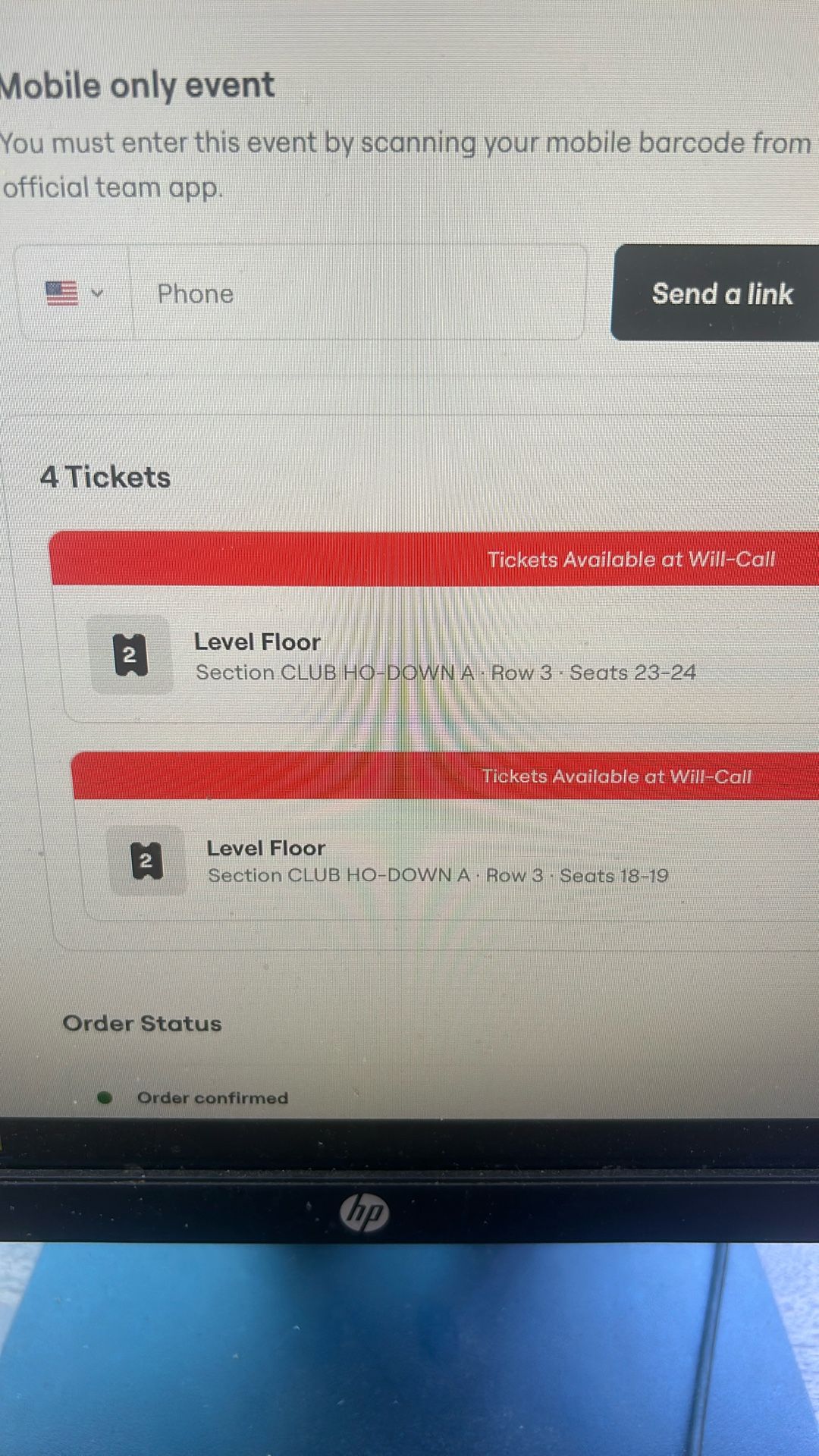 Beyonce Northwest Stadium 7/4 VIP CLUB HO DOWN TICKETS