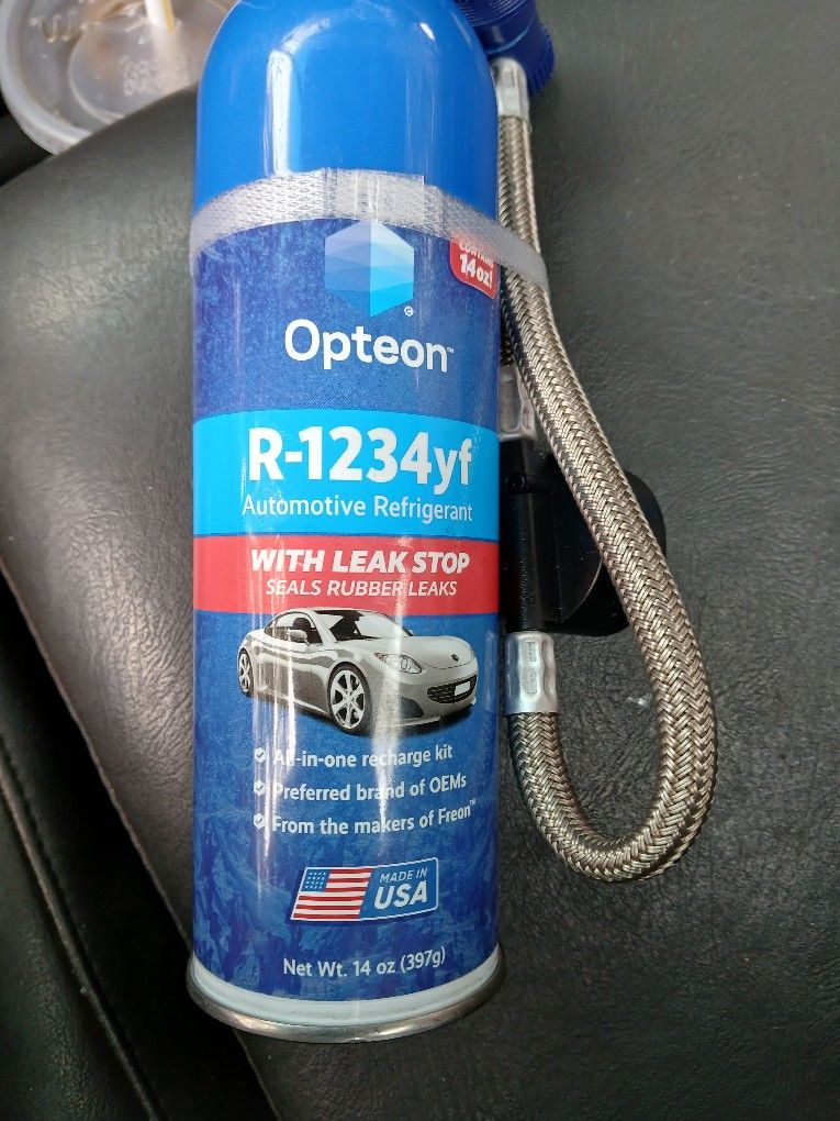 All In One Air Conditioning Recharge With Leak Stop