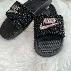 Custom nike top slides for sale