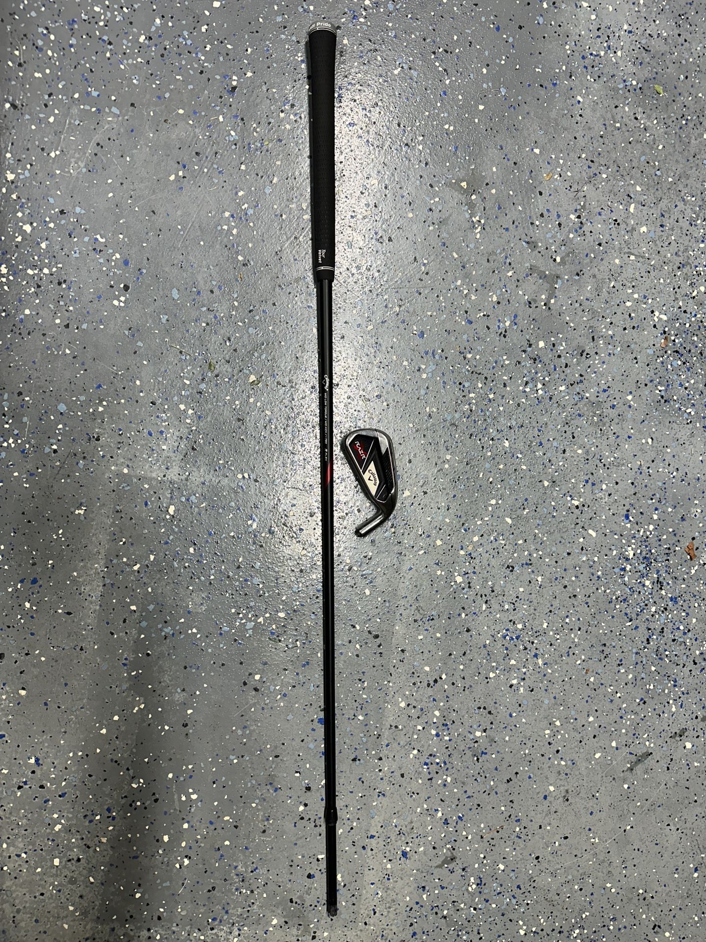 Callaway RAZR X 4 Iron broken graphite shaft