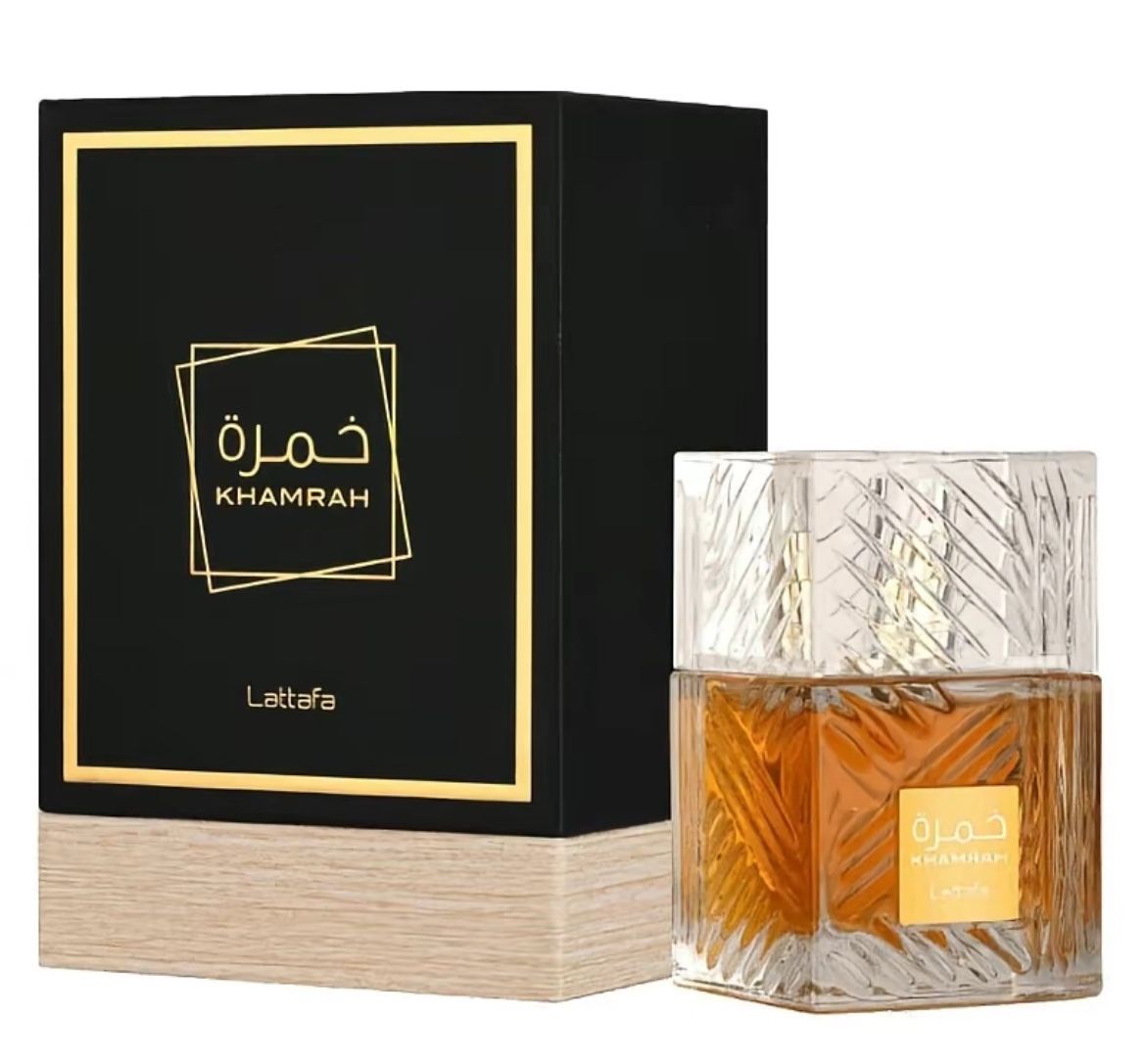 Lattafa Khamrah Men's EDP Spray 3.4 Fl.oz Great Fragrance