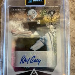 2021 Panini Ascension Ray Guy Autographed Card
