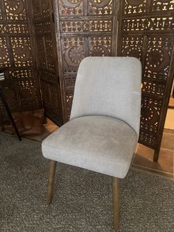 Grey desk chair