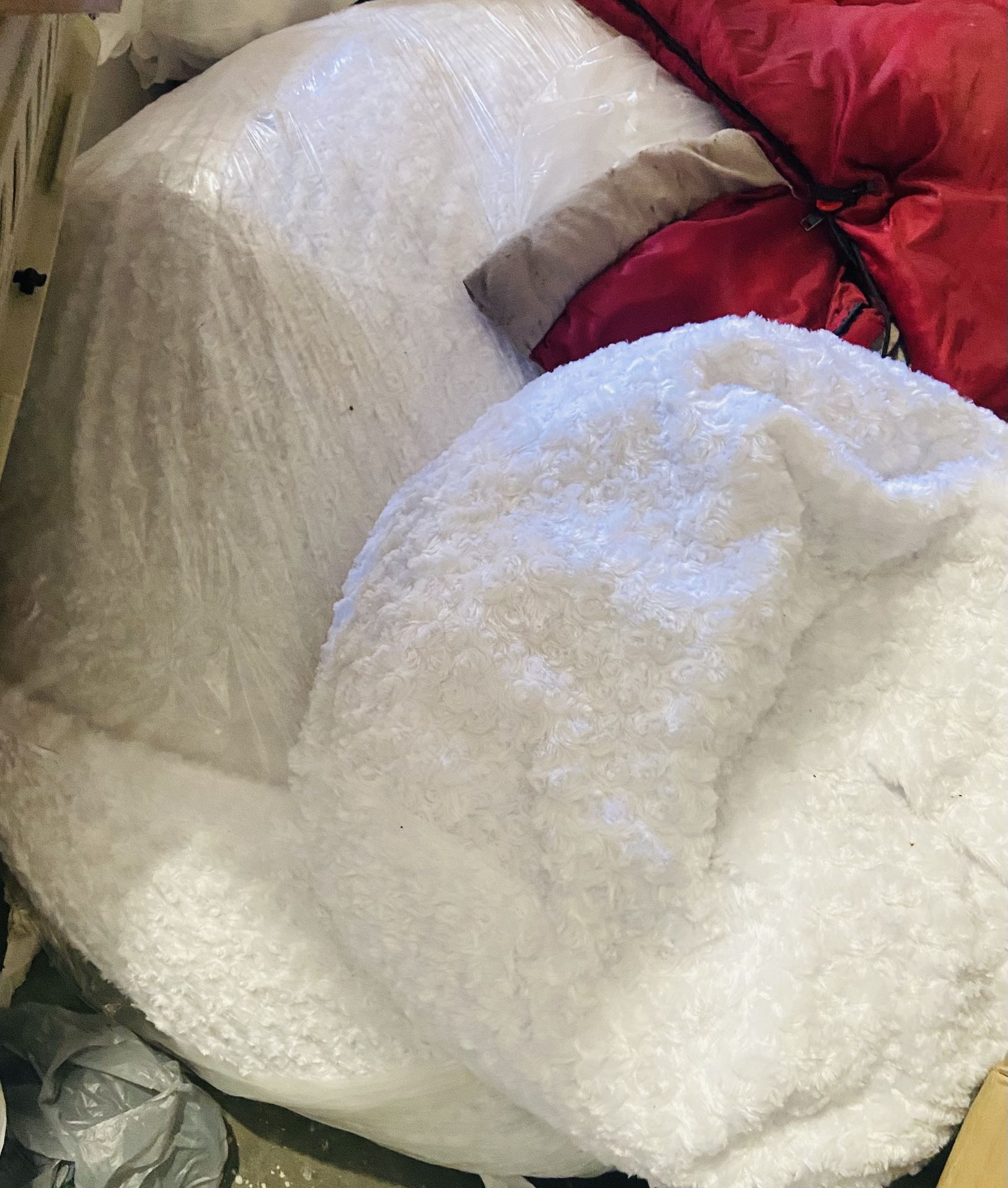 Polar White Huge Bean Bag That Holds 3!