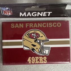 NFL San Francisco Forty Niners 4 Inch Ceramic Magnet Fridge Locker Collectible