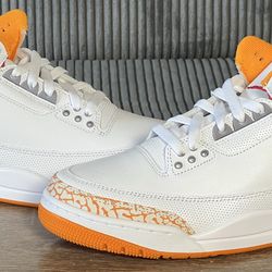 Air Jordan 3 Retro Orange Citrus | Women’s Size 9 | CK9246-101 (PRE-RELEASE)