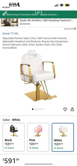 Barber chair salon chair