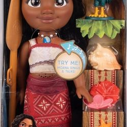 Oceania MOANA 2 Doll 38 cm SINGER with Precious Details Her Eyes Shine
