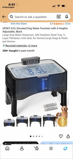 Pet water fountain