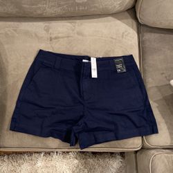 Brand New Navy NY&C Hampton4” Twill Short Size 10