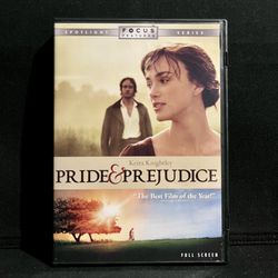 Pride & Prejudice (DVD, 2006, Full Screen, Spotlight Series) Keira Knightley