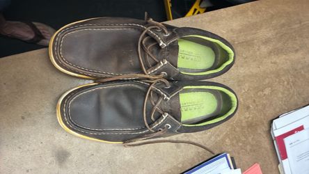 Sperry leather boat shoes , men's