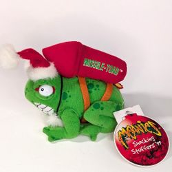Meanies Shocking Stuffers Plush Missle Toad 1999 Plush VINTAGE RARE NEW