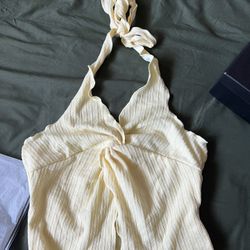 Yellow Halter Top