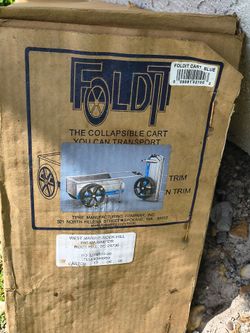 Foldit collapsible garden cart