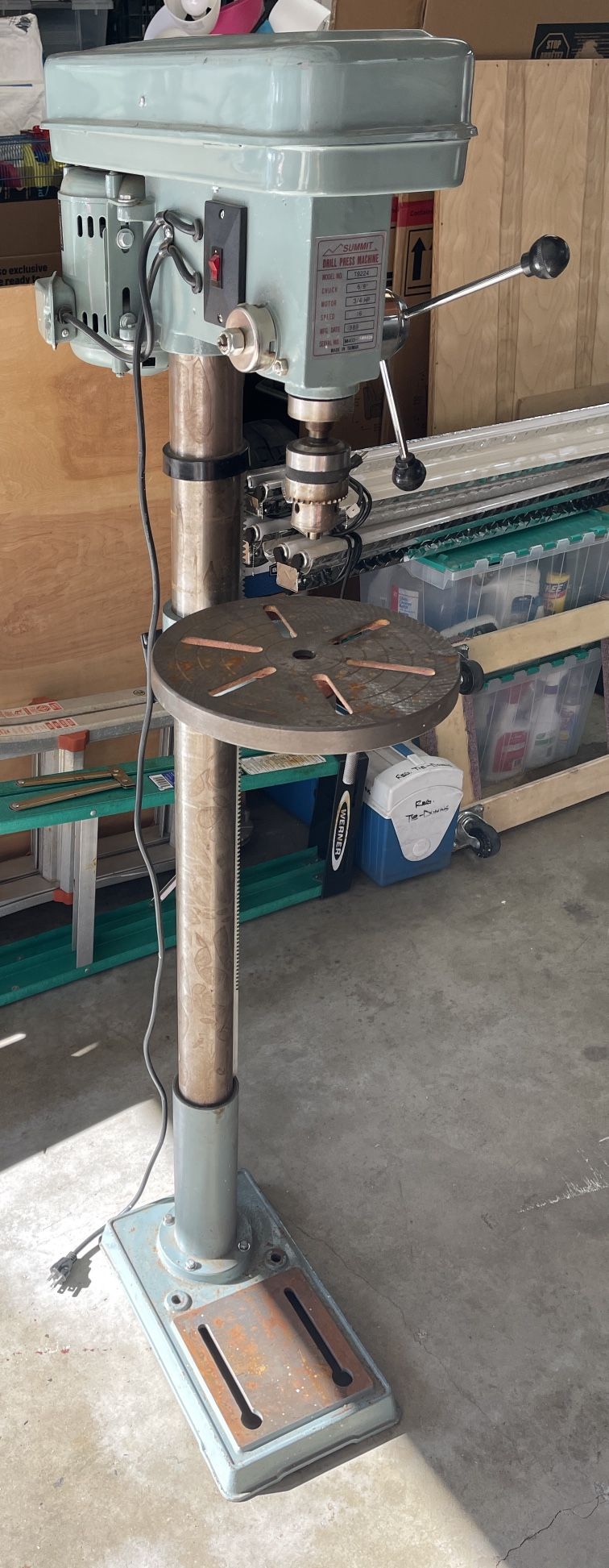 16 Speed Summit Drill Press - Floor Mount