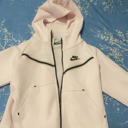 Nike Tech Fleece Pink Hoodie - Youth Small