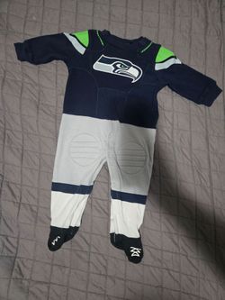 Seattle Seahawks onesie pajamas