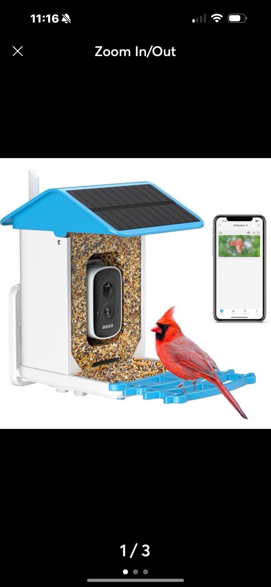 Smart Bird Feeder with Camera