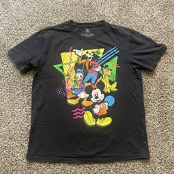 Disney And Friends Black T-Shirt