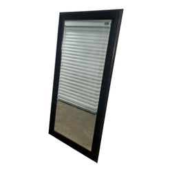 Large Dark Brown Framed Wall Mirror – $99.99 Original Price