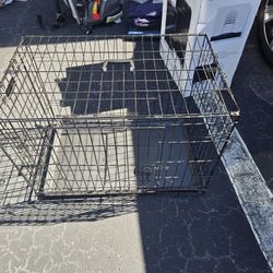 Small Dog Cage With Double Door