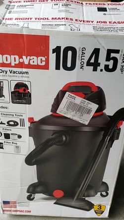 Shop vaccum 10 gallon