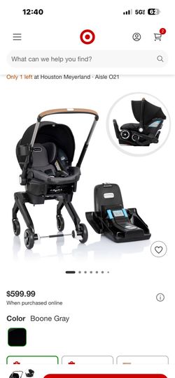 EXCELLENT EVEFLO SHYFT DUALRIDE ALL IN ONE CARSEAT/STROLLER WITH ALL ATTACHMENT  3-35lbs USED FOR 8months