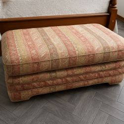 Custom Upholstered Ottoman - Excellent Condition! 