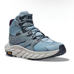 HOKA Women's Anacapa Mid Gore-Tex Hiking Boots Blue Size 9.5B