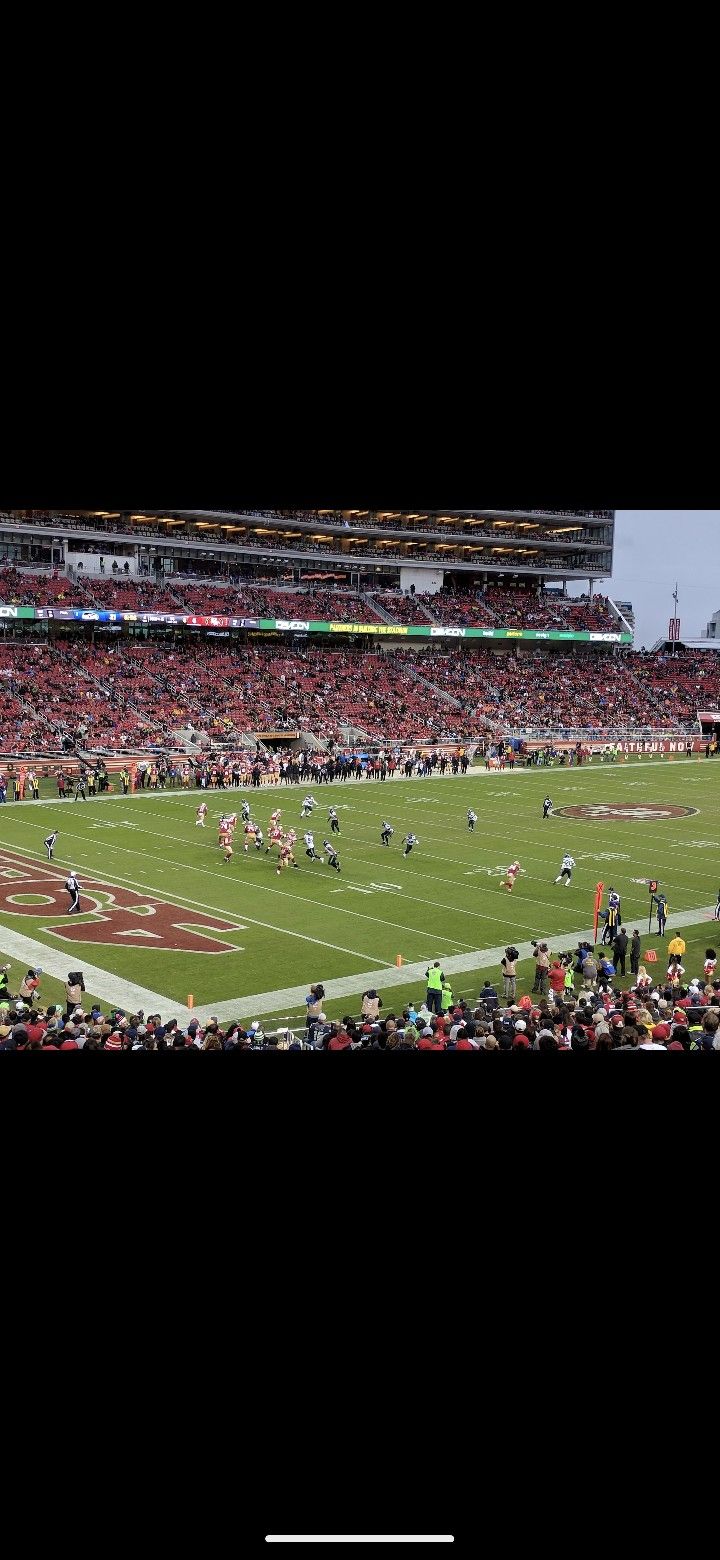 Covered From Rain!! 49er Season Ticket Games For Sale - with Free Food!