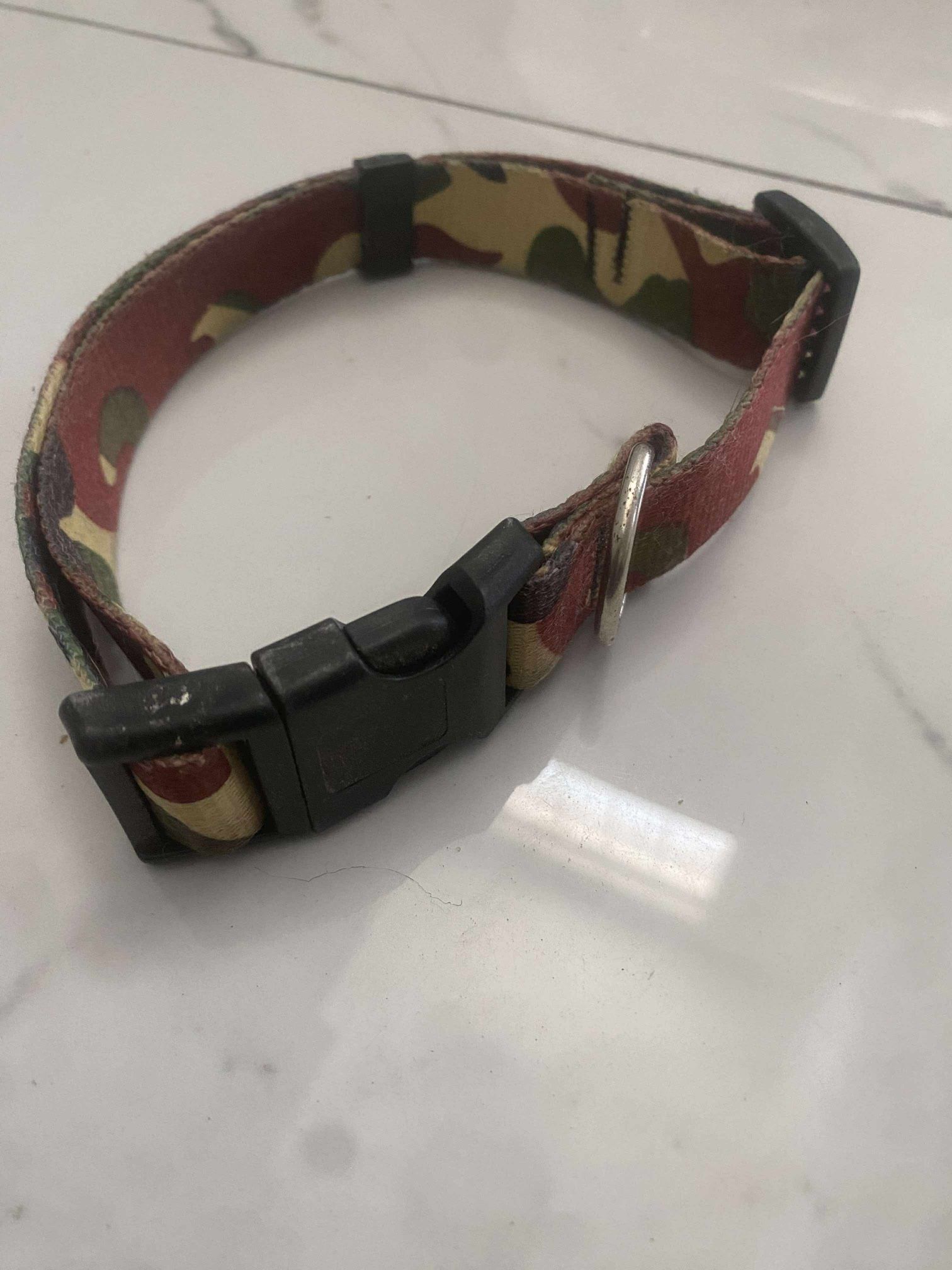 Army Dog Collar Heavy Duty Nylon Military Small Dog