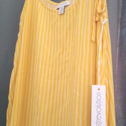 Yellow Summer Dress, Brand New, Women's Large