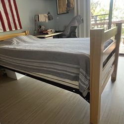 Bed Frame and Mattress Twin XL
