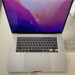 2019 Macbook Pro 16 2.6 i7 16GB 512GB