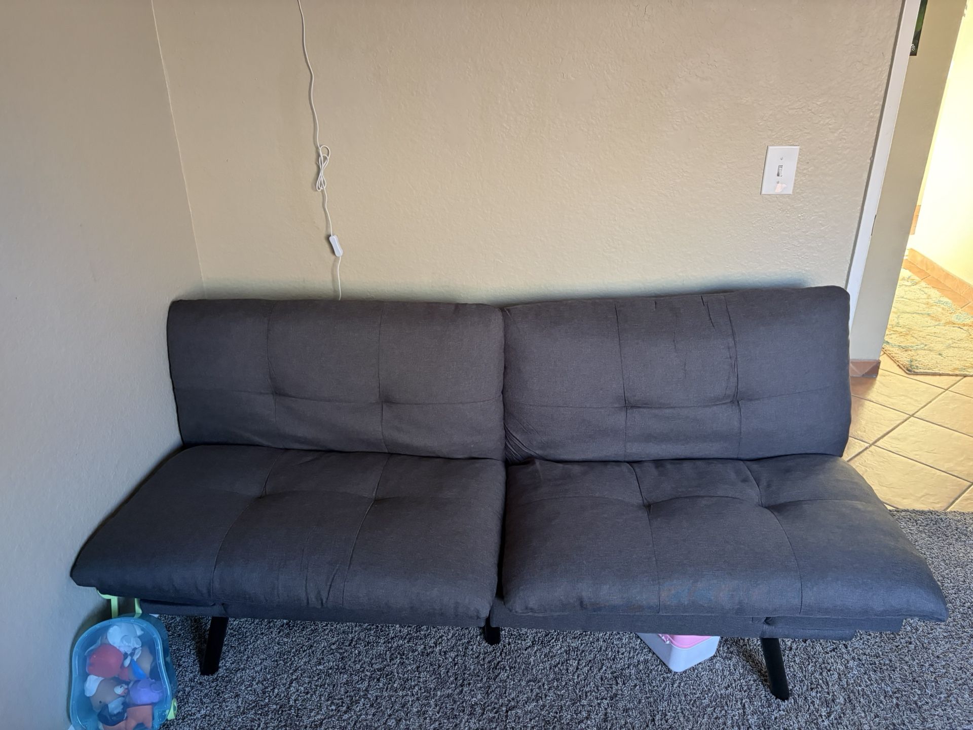 71" Memory Foam Futon Couch