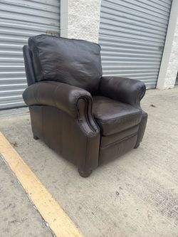 Berndhardt Real Leather Recliner